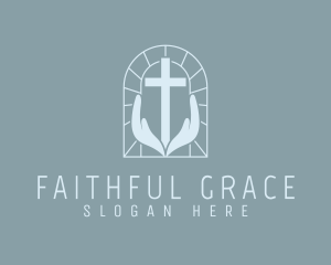 Religious - Religious Worship Cross logo design