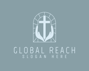 Missionary - Religious Worship Cross logo design