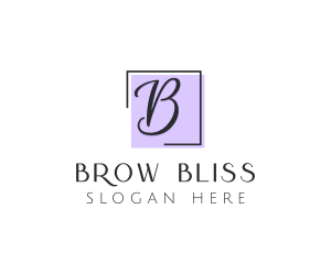 Feminine Cosmetics Makeup Boutique logo design