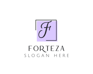 Feminine Cosmetics Makeup Boutique logo design