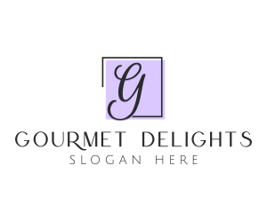 Feminine Cosmetics Makeup Boutique logo design