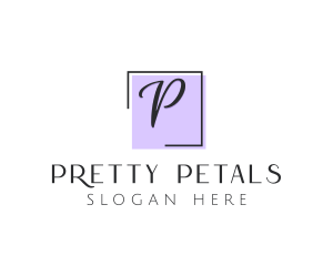 Feminine Cosmetics Makeup Boutique logo design