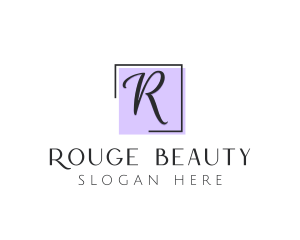 Feminine Cosmetics Makeup Boutique logo design