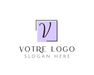 Vlogger - Feminine Cosmetics Makeup Boutique logo design