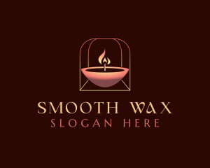 Candle Light Flame logo design