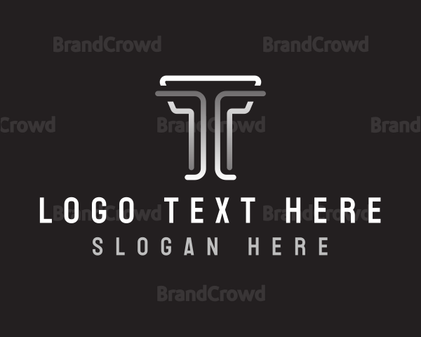 Startup Business Letter T Logo
