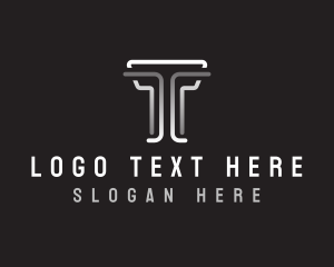 Startup Business Letter T Logo