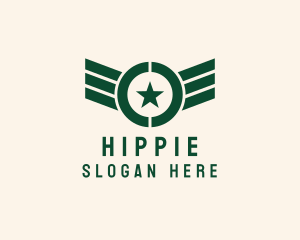 Military Pilot Wings Logo