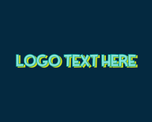 Pop Art - Popart Playful Wordmark logo design