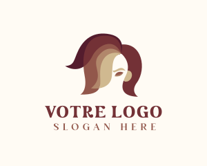 Woman - Beauty Female Hairdresser logo design