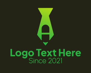 Treatment - Green Pharmacy Necktie logo design