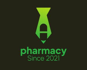 Green Pharmacy Necktie  logo design