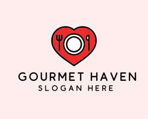 Love Dining Restaurant logo design