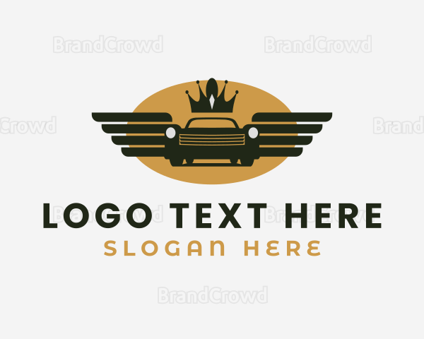 Luxury Car Wings Logo