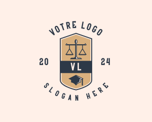 College - Law School Academia logo design