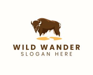 Wild Buffalo Farm logo design