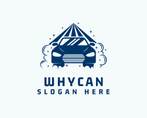 Auto Car Wash Clean Logo