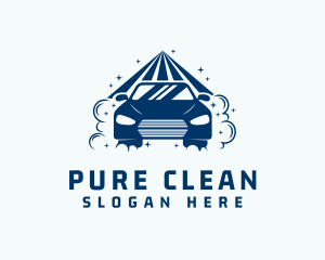 Auto Car Wash Clean logo design