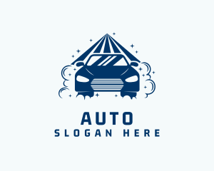 Auto Car Wash Clean logo design