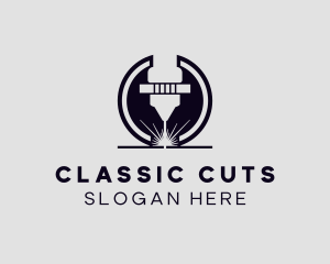 Industrial Laser Machinery logo design