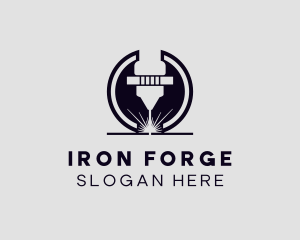 Industrial Laser Machinery logo design