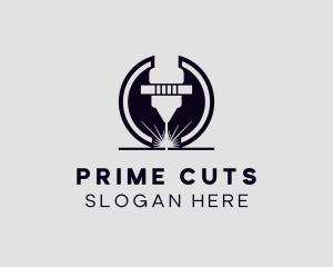 Industrial Laser Machinery logo design