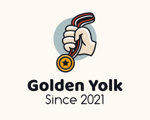 Golden Medal Champion logo design