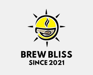 Sunrise Coffee Drink logo design