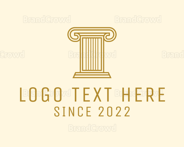 Ancient Column Business Logo