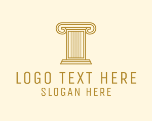 Ancient Column Business Logo