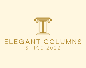 Ancient Column Business logo design