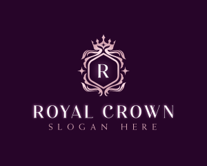 Crown Royalty Crest logo design