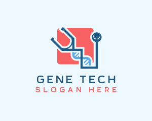 Stethoscope DNA Medical logo design