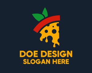 Tomato Slice Pizza logo design