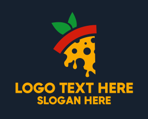 Tomato Slice Pizza Logo