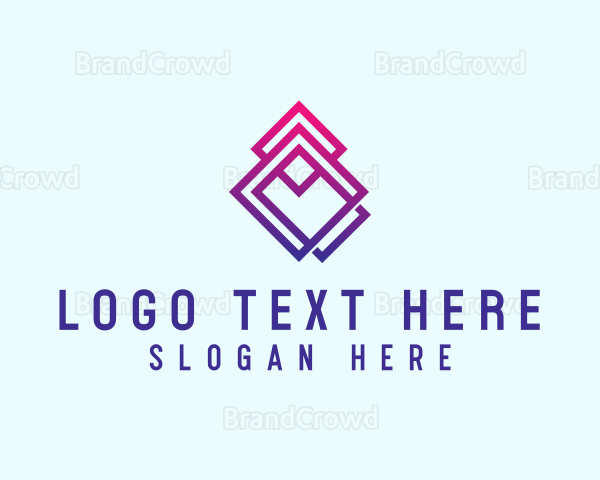 Geometric Diamond Pattern Logo