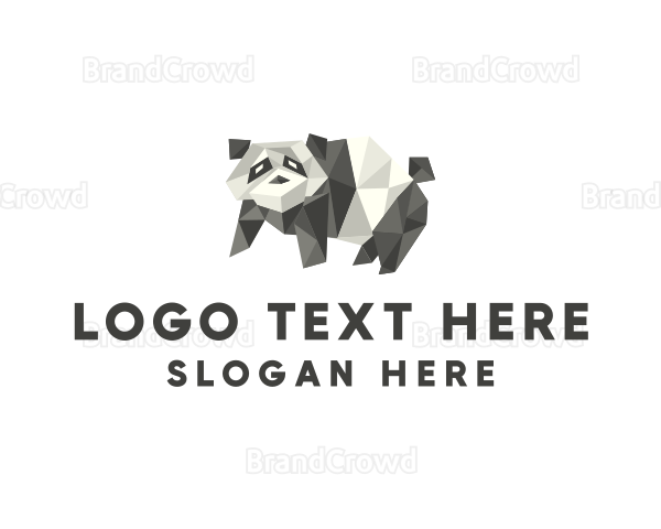 Forest Wild Panda Logo