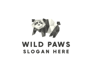 Forest Wild Panda  logo design