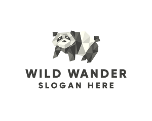 Forest Wild Panda  logo design