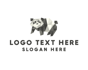 Forest Wild Panda  Logo