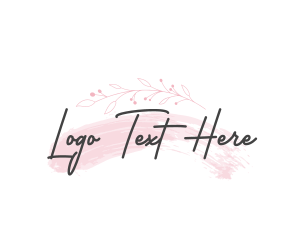 Dermatology - Elegant Leaf Watercolor logo design
