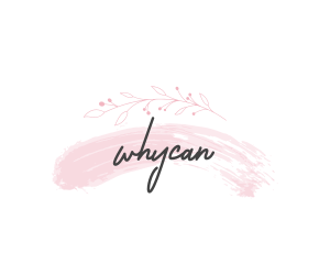 Watercolor - Elegant Leaf Watercolor logo design