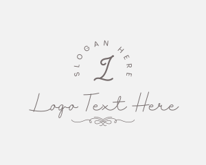 Typography - Stylish Fashion Tailoring logo design