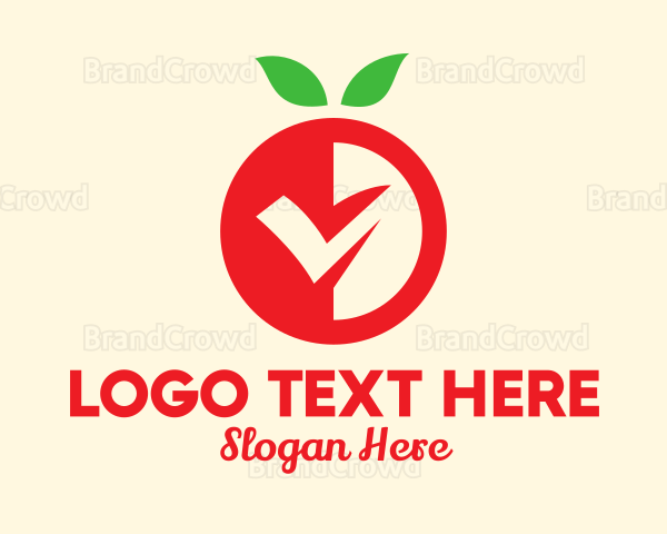 Fresh Red Fruit Logo