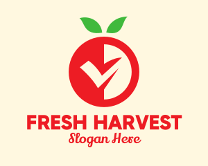 Fresh - Fresh Red Fruit logo design