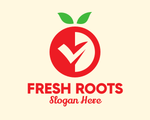 Fresh Red Fruit logo design