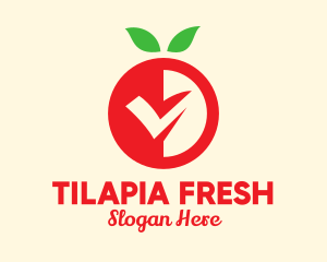 Fresh Red Fruit logo design