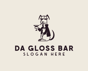 Pet Animal Dog Bar logo design