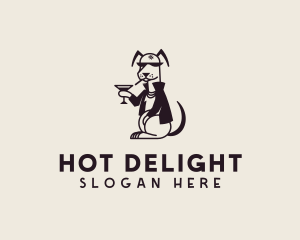 Pet Animal Dog Bar logo design