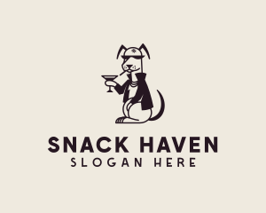 Pet Animal Dog Bar logo design